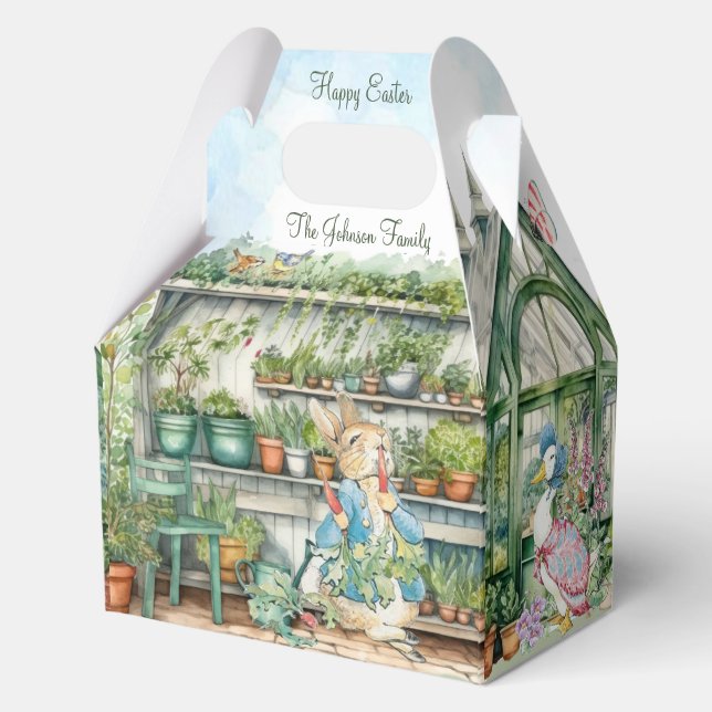 Beatrix Potter Peter la caja de favores de pascua  (Anverso)