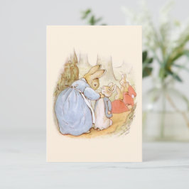 Beatrix Potter Vintage Blank Gracias Nota