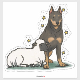 Beauceron - Calcomanía de coche de trabajo