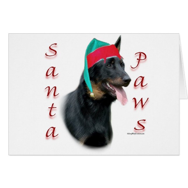Beauceron Santa Paws (Anverso (Horizontal))