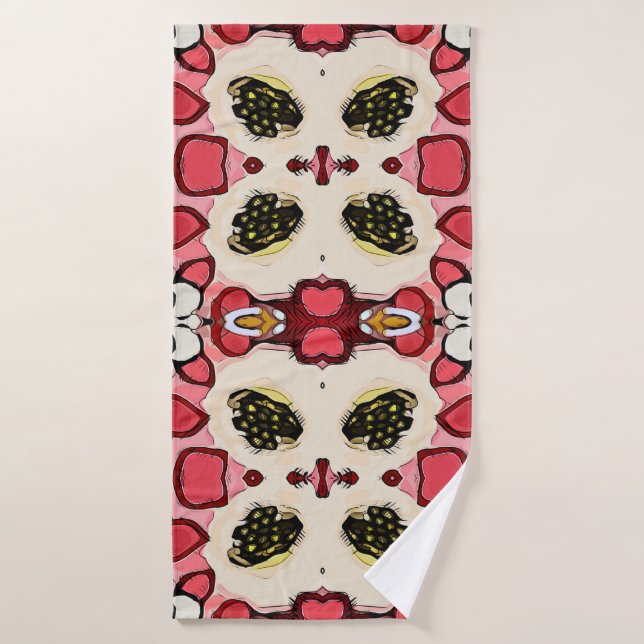 Beautiful abstract ethnic seamless patternabstract (Toalla de baño)