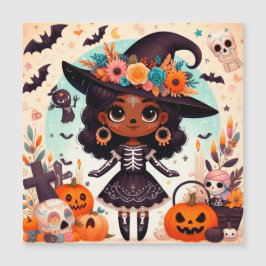 Beautiful little witch halloween party