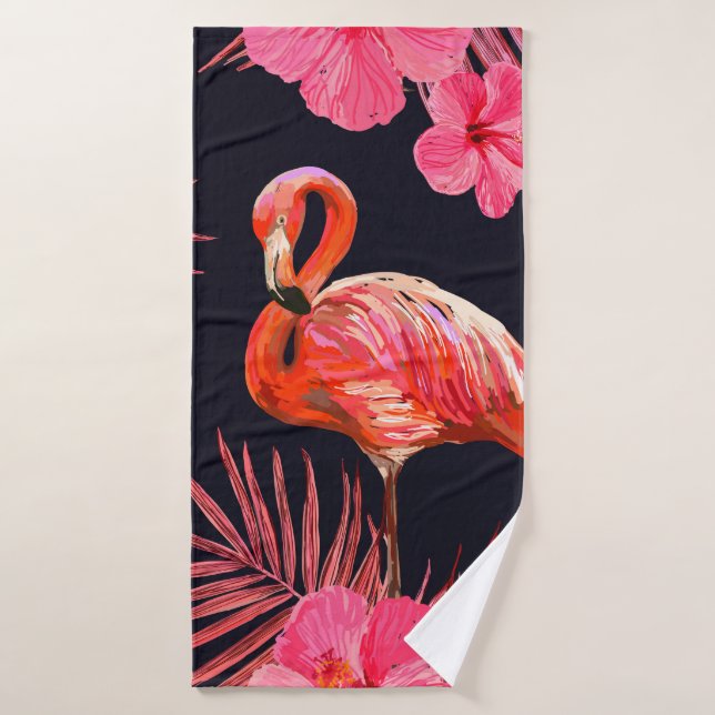 Beautiful seamless floral summer pattern backgroun (Toalla de baño)