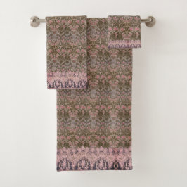 Beautiful William Morris Floral Lined in Pink Lace