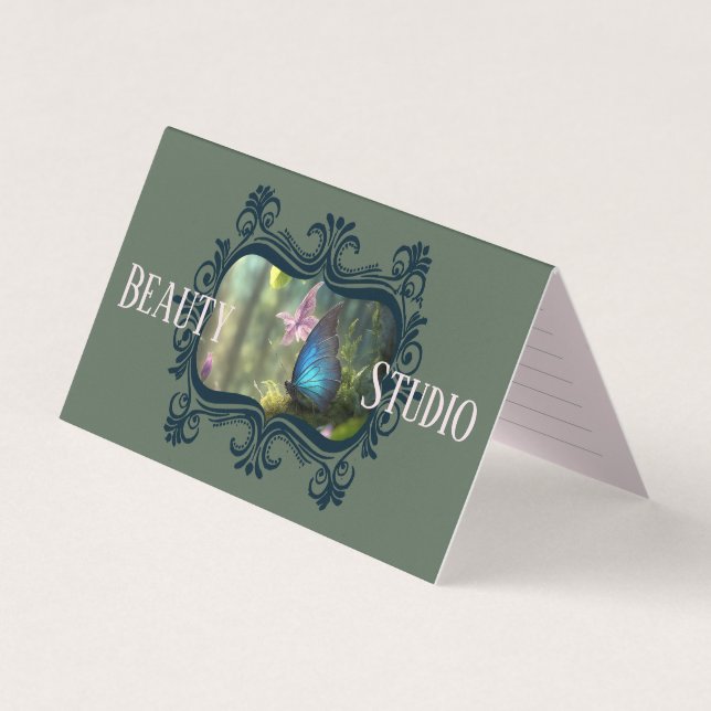 Beauty Salon Studio - Tarjeta de visita (Anverso)