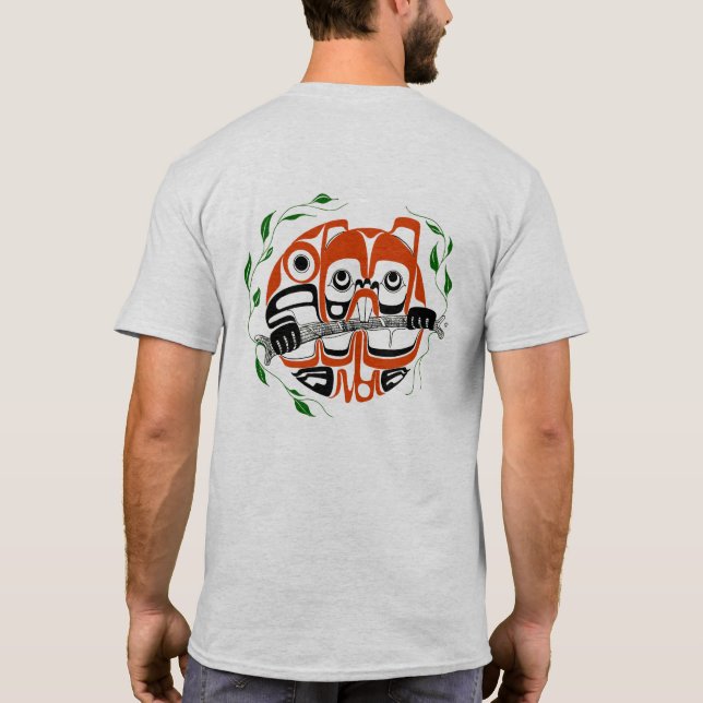 Beaver - Camiseta estilo nativo americano NW Coast (Reverso)