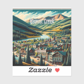 Beaver Creek Colorado Pegatina de vinilo de 3 pulg