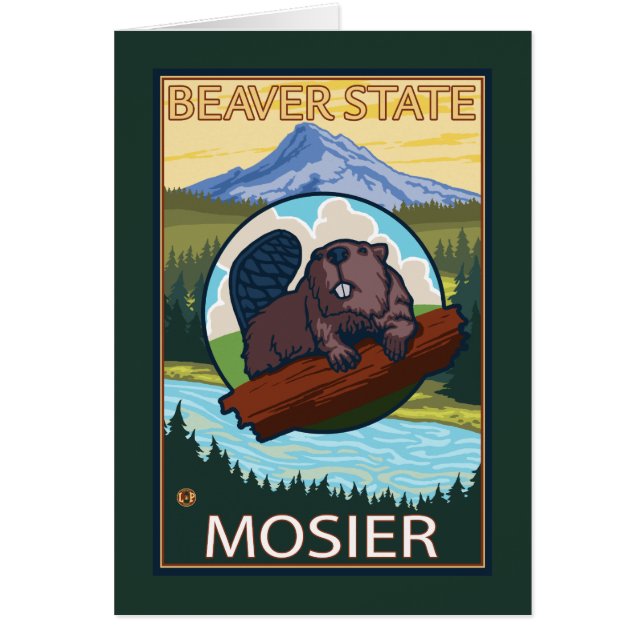 Beaver & Mt. Hood - Mosier, Oregon (Frente)
