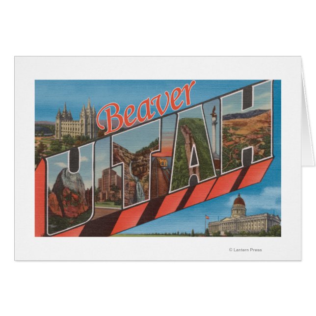 Beaver, UtahEscenas de letras grandesBeaver, UT (Anverso (Horizontal))