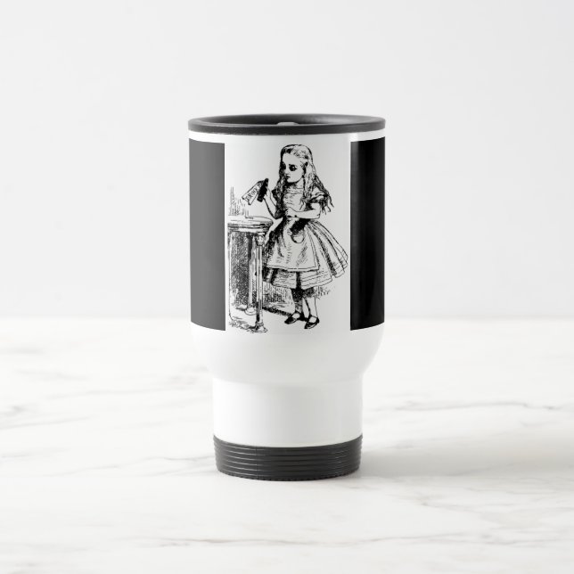Beba Alicia temática en la taza de viaje del país  (Centro)