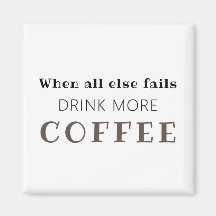 Beba más imán de café