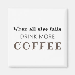 Beba más imán del café