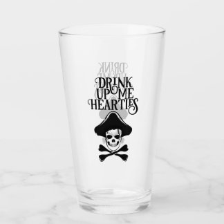 Beba mis corazones Copa Pirata de Vidrio