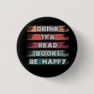 Beba Té Lea Libros Sea Feliz botón
