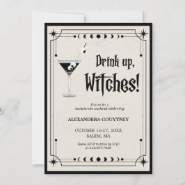 Beban Brujas Invitación de Despedida de Soltera de
