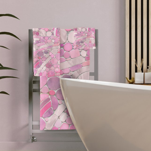 Bebbles Mosaic Art - Rosa Rubor Rosa (Subido por el creador)
