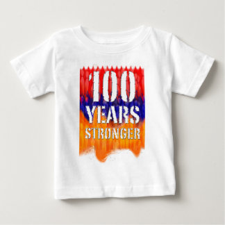 Bebé 100 años de camiseta infantil armenia más fuerte