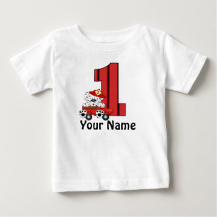 Bebé 1.ª Camiseta Personalizada de Dalmación de Cumplea