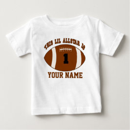 Bebé 1.ᵉʳ Camiseta Personalizada de Fútbol de Cumpleaño