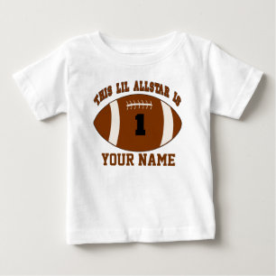 Bebé 1.ᵉʳ Camiseta Personalizada de Fútbol de Cumpleaño