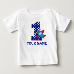 Bebé 1.ᵉʳ Nacimiento de la camiseta personalizada del a