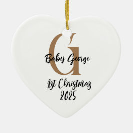 bebé 1.ᵉʳ ornamento de Navidad