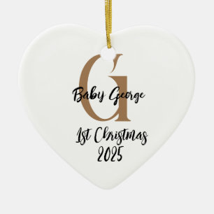 bebé 1.ᵉʳ ornamento de Navidad