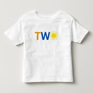 Bebé 2.ª camiseta de cumpleaños