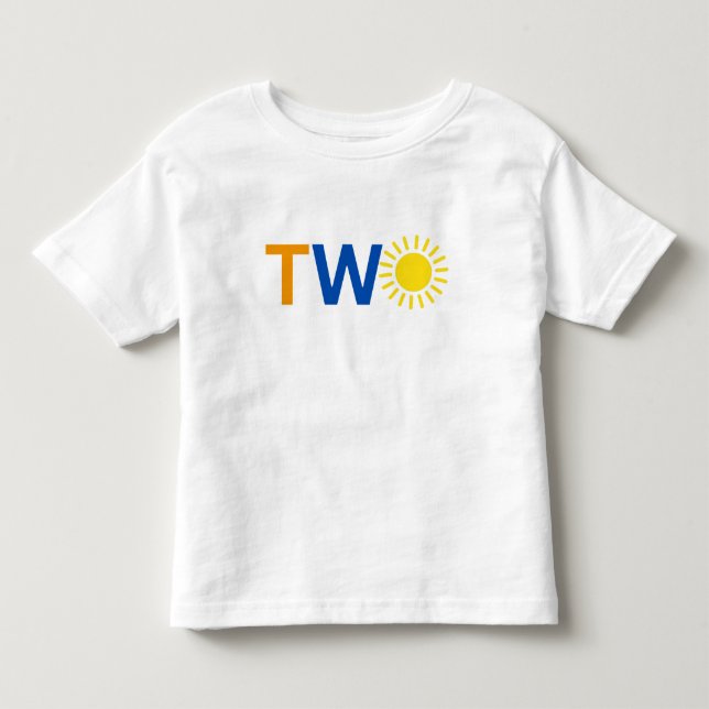 Bebé 2.ª camiseta de cumpleaños (Anverso)