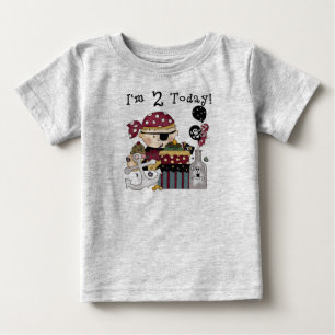 Bebé 2.ª camiseta y regalo pirata de cumpleaños