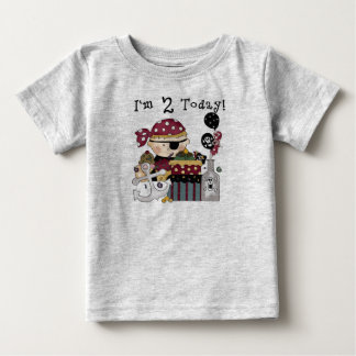 Bebé 2.ª camiseta y regalo pirata de cumpleaños