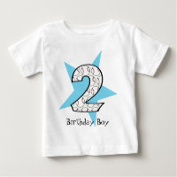 2do Camiseta azul de la estrella de béisbol del
