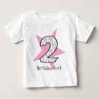 2do Camiseta rosada de la estrella de béisbol del
