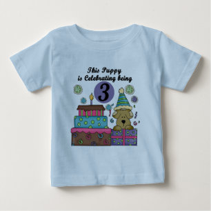 Bebé 3.ª Camiseta y Regalos de Aniversario