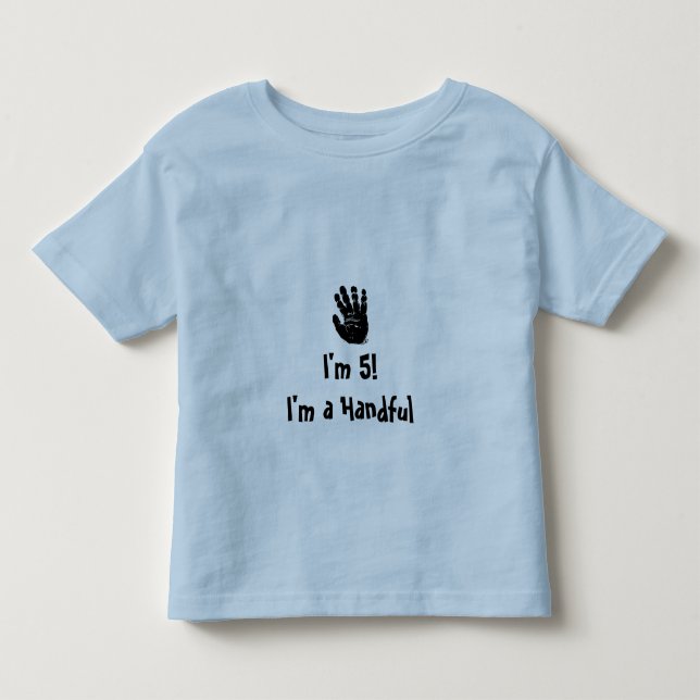 Bebé 5 años de camiseta (Anverso)