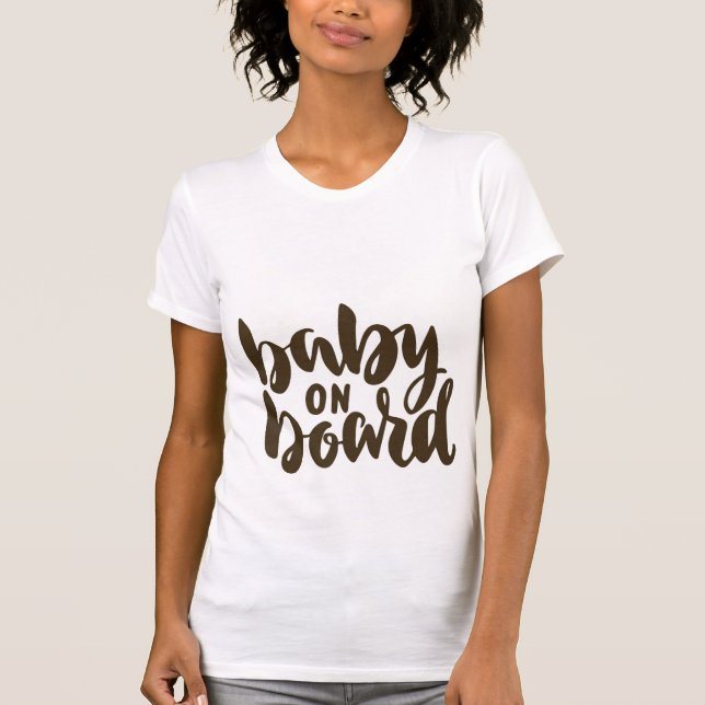 Bebé a bordo de la camiseta (Anverso)
