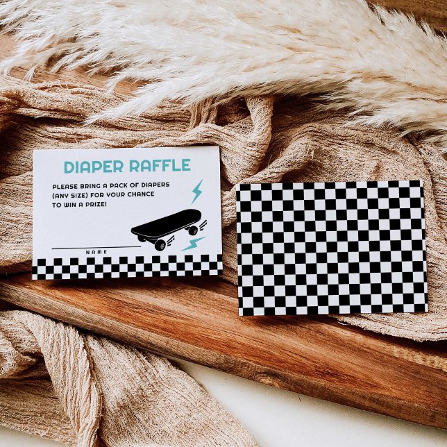 Bebé a bordo de las tarjetas de pañales de patinaj (Subido por el creador)