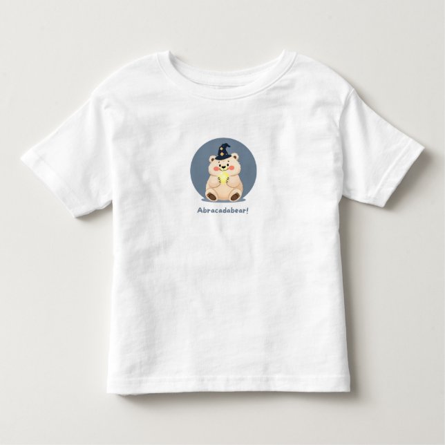Bebé ¡Abracadabear! Camiseta mágica para niños de oso (Anverso)