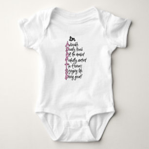 Bebé adoptado Jersey Bodysuit