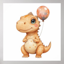 Bebé Adorable Dino Wall Art - Decoración de guarde