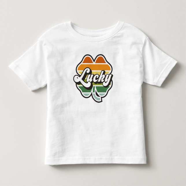 Bebé Afortunada camiseta de Clover (Anverso)