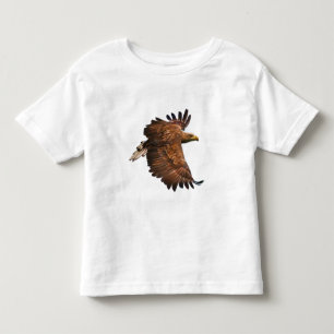 Bebé Águila en la camiseta de un niño pequeño