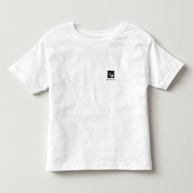 Bebé Ahorre la camiseta del b&w de Beez (Anverso)
