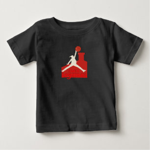 Bebé AIR SANTA – Camiseta divertida de baloncesto navid