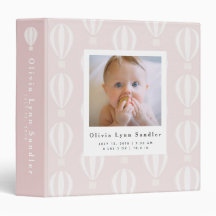 Bebé Álbum de fotos de primer año Globo de aire ca