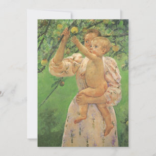 Bebé alcanzando una manzana de Mary Cassatt