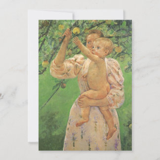 Bebé alcanzando una manzana de Mary Cassatt