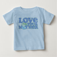 Ame su camiseta del niño de la madre tierra