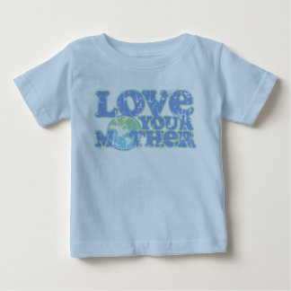 Bebé Ame su camiseta del niño de la madre tierra
