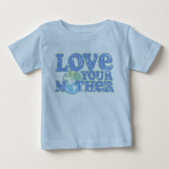 Bebé Ame su camiseta del niño de la madre tierra (Anverso)